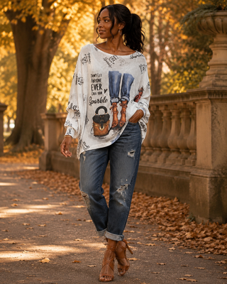 The City Stroll Sweater Tee