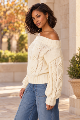 Ella One Shoulder Sweater