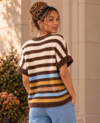 Vanilla Bean Stripe Cardigan
