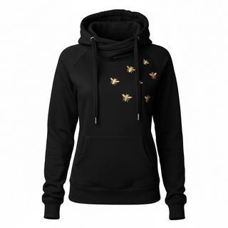 Embroidered Bee Luxe Hoodie