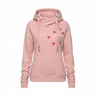 Embroidered Bee Luxe Hoodie