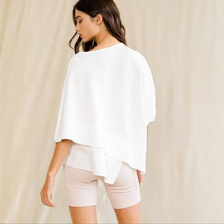 The Laser Cut Asymmetric Tee