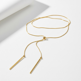 Minimalist Lariat Necklace