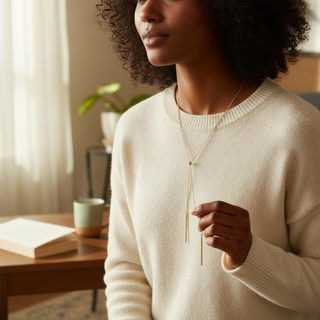 Minimalist Lariat Necklace