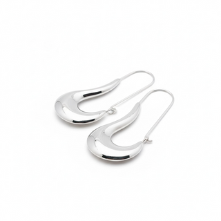 Geometric Wavy Hoops