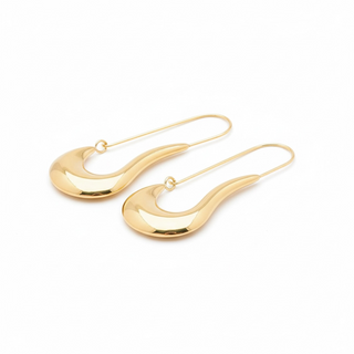 Geometric Wavy Hoops