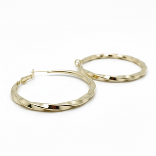 Geometric Spiral Hoops