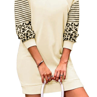 Patchwork Cut Out Mini-Dress
