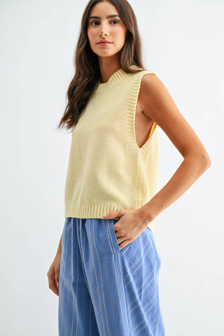 Open-Back Sweater Vest