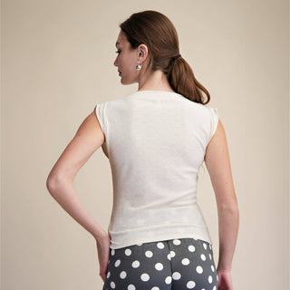 Cowl Neck Knit Top