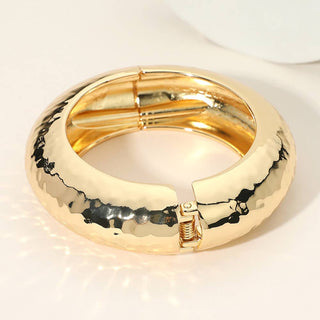Hammered Metal Bangle