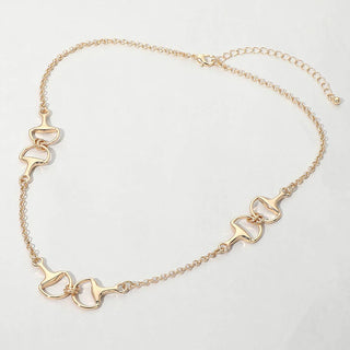Horsebit Link Necklace