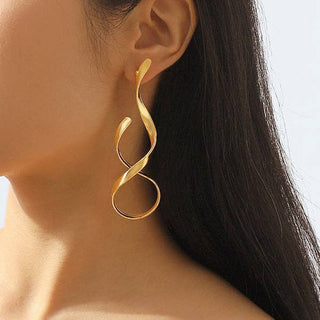 Geometric Drop Earrings