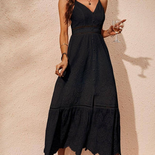 Eyelet Maxi Dress